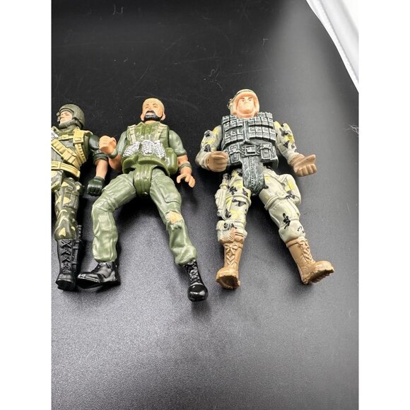 Chap Mei Soldiers Force Action Figures And Other Army Men Diorama Lot Of 5 - Picture 2 of 12